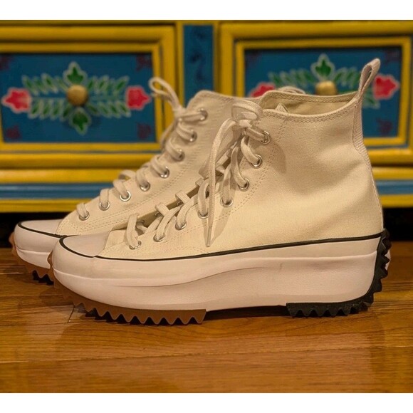 Converse Size 9.5 Men's / 11 Women's Run Star Hike Canvas Platform Sneakers Nwob - Picture 1 of 7